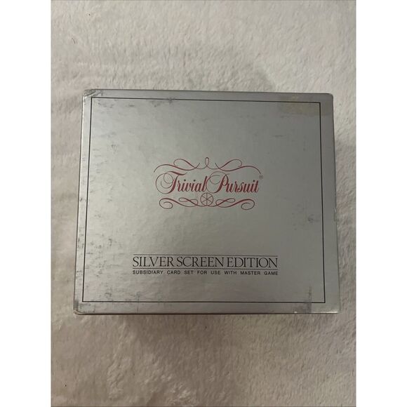 Vintage Trivial Pursuit Silver Screen‎ Edition Movie Board Game Extension Sealed - Picture 1 of 4